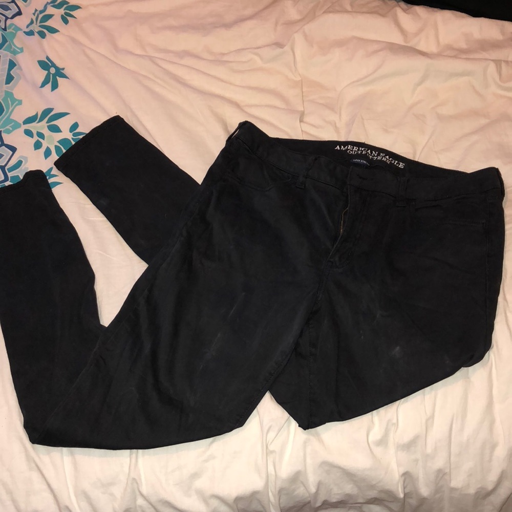 Black American eagle jeans